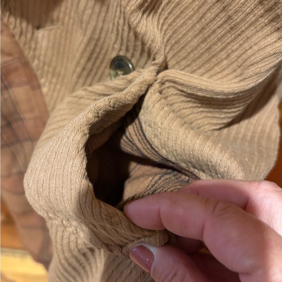 Free People Remi Brown Corduroy Oversized Shirt Jacket - Picture 14 of 17